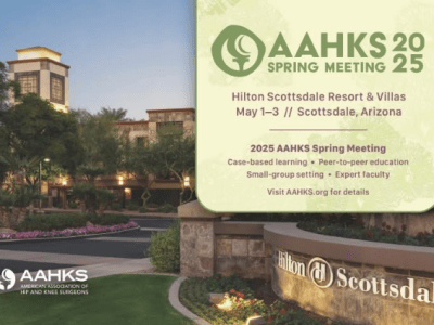 AAHKS Spring Meeting Presents Leading Experts of Arthroplasty